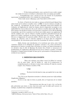 LES CAHIERS DU CRESH KASAI CENTRAL Volume spécial 1 premier semestre