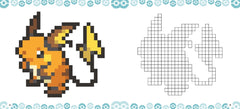 Pokémon - Mes premiers coloriages pixel art - Vive l'amitié avec Pikachu