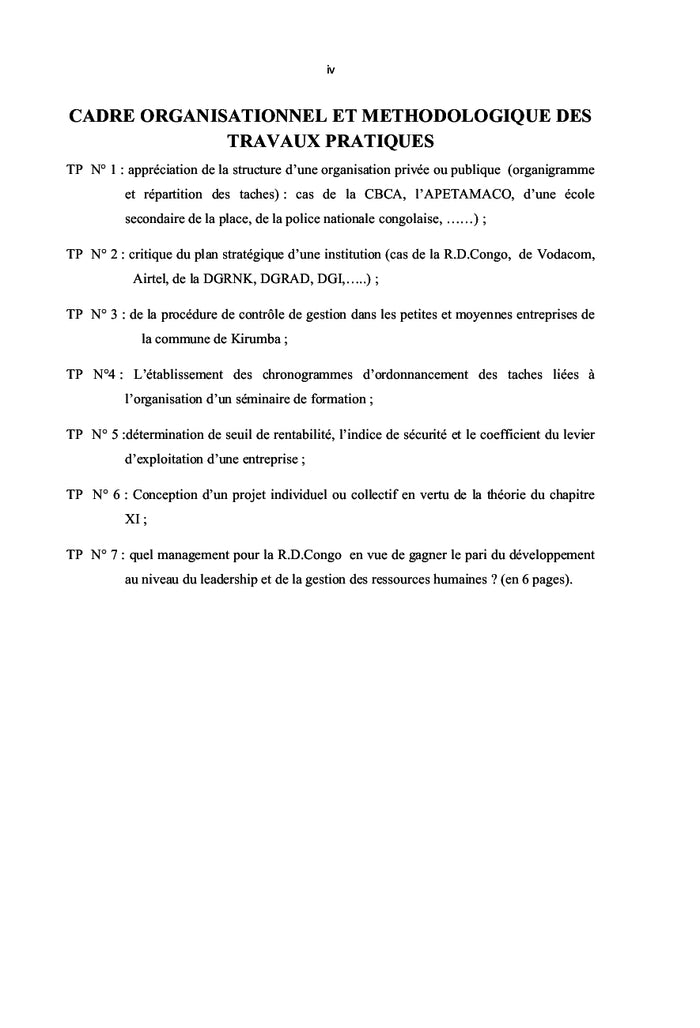 Management et organisation des entreprises