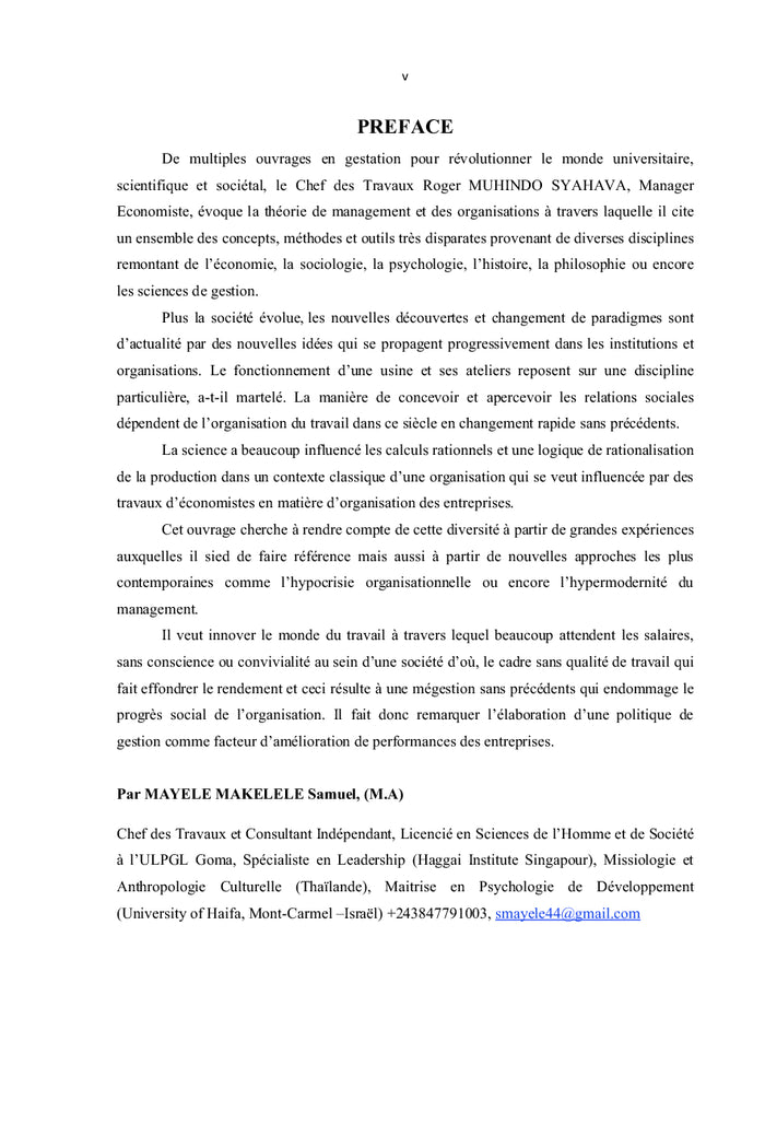 Management et organisation des entreprises