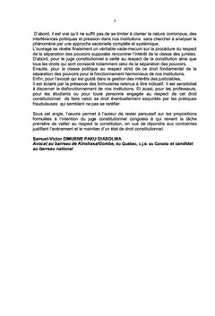 Ecueils politique pratique du principe de la séparation du pouvoir