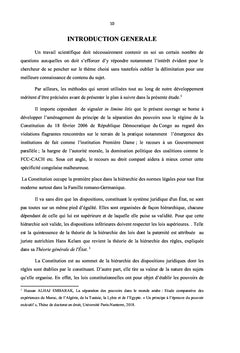 Ecueils politique pratique du principe de la séparation du pouvoir