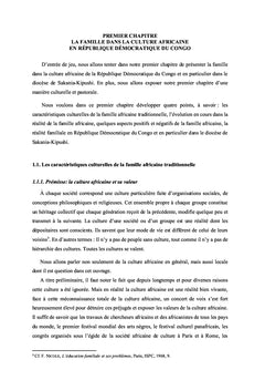 La catéchèse familiale en République démocratique du Congo