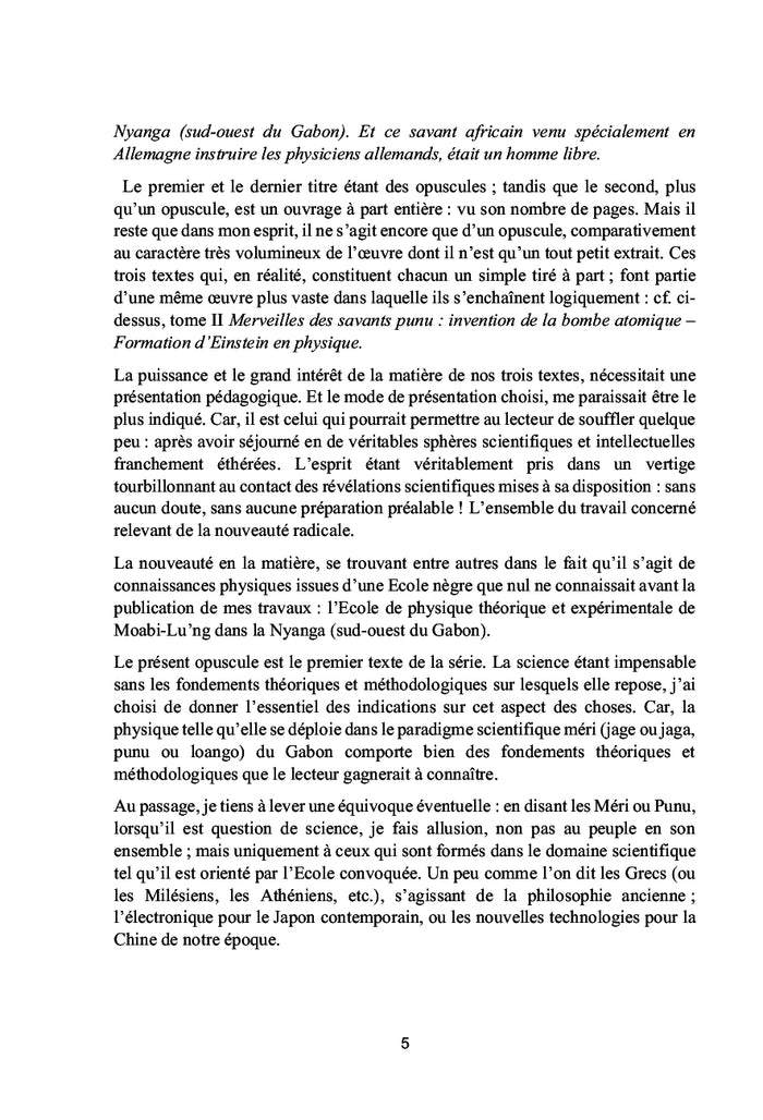 Les véritables fondements de la physique moderne