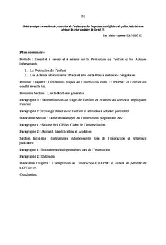 Guide pratique en matière de protection de l'enfant