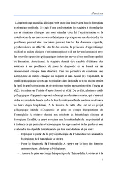 Diagnostic et prise en charge thérapeutique de l'hémophilie A sévère