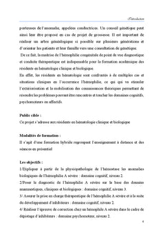 Diagnostic et prise en charge thérapeutique de l'hémophilie A sévère