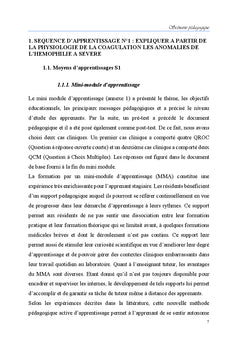 Diagnostic et prise en charge thérapeutique de l'hémophilie A sévère