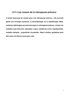 La ménopause
