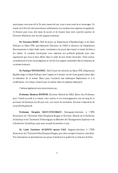 Epidemiologie spatiale des infections et co-infections parasitaires