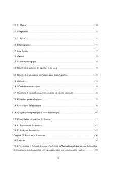 Epidemiologie spatiale des infections et co-infections parasitaires