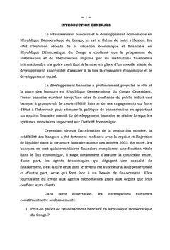 Système bancaire et développement économique