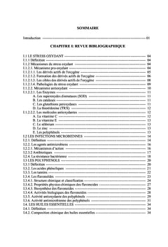 Plantes medicinales Activites antioxydantes et antibacteriennes