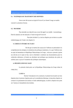 Les importations et l'inflation en République Démocratique du Congo