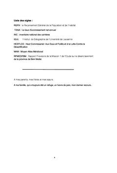 Moyen Atlas Meridional Valorisation du patrimoine geomorphologique