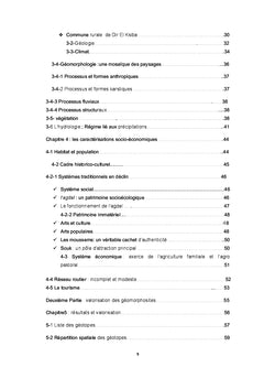 Moyen Atlas Meridional Valorisation du patrimoine geomorphologique