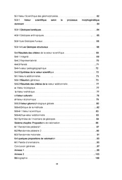 Moyen Atlas Meridional Valorisation du patrimoine geomorphologique