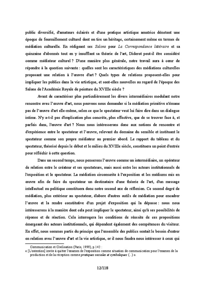 Les médiations culturelles autour des expositions d'art