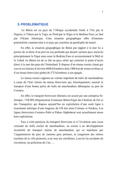La relance du ferroviaire au Bénin