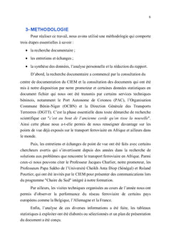 La relance du ferroviaire au Bénin