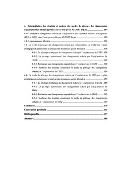 Le pilotage des changements organisationnels et managériaux
