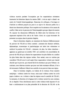 Résistance en Grèce Centrale (1941-44): Pouvoir Combattre - Violence