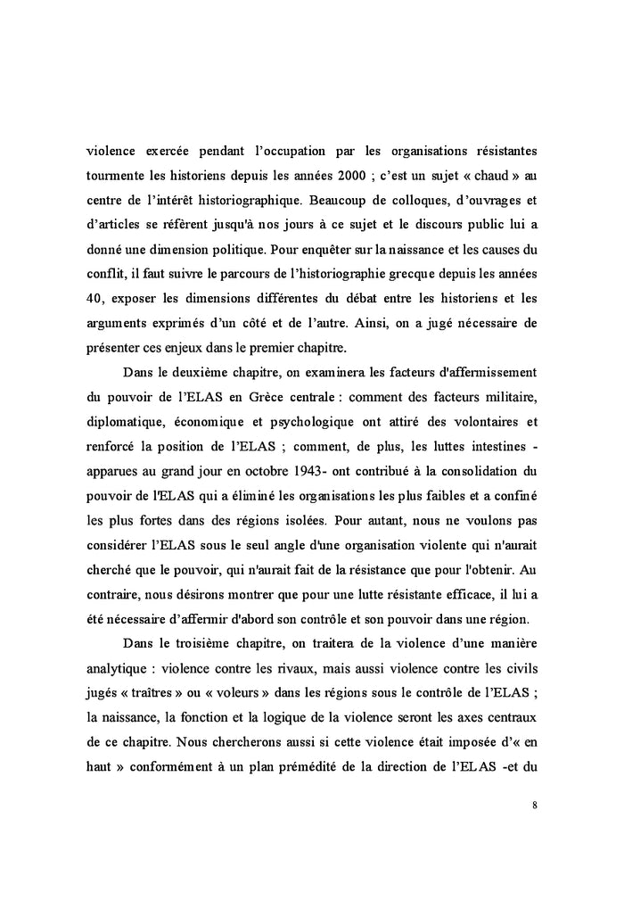 Résistance en Grèce Centrale (1941-44): Pouvoir Combattre - Violence