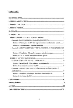 Les technologies de l'information et de la communication