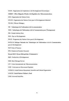 Les technologies de l'information et de la communication