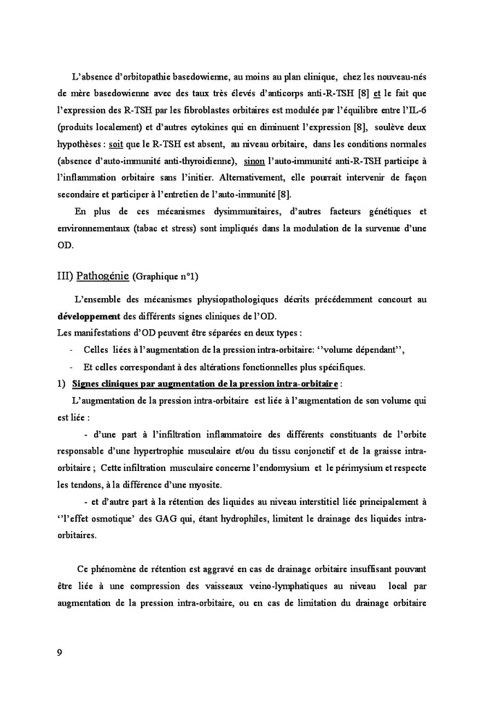 Consultation pluridisciplinaire d'orbitopathie dysthyroïdienne