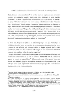 La défense des Common Concerns et du patrimoine commun de l'Humanité