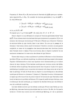 Une etude comparative entre des schemas 2D et Splitting pour des eDP hyperboliques