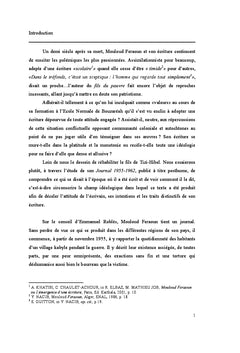Mouloud Feraoun, diariste