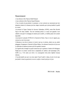 Etude de la Qualité des Eaux de la vallée du Haut Cheliff (Algérie)