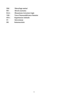 Evaluation a 6 mois de 205 patients Senegalais