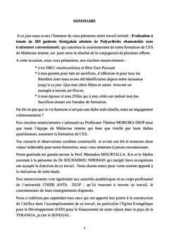 Evaluation a 6 mois de 205 patients Senegalais