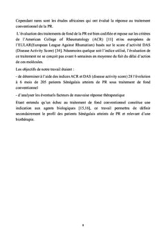 Evaluation a 6 mois de 205 patients Senegalais