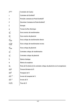 Transformations finies des alliages à mémoire de forme à base de Fer