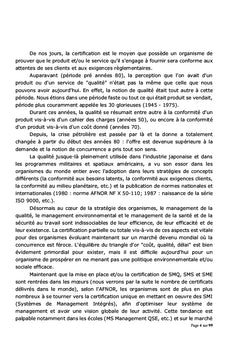 Etude pour la mise en place SMI Maintenance du matériel naval du PAD