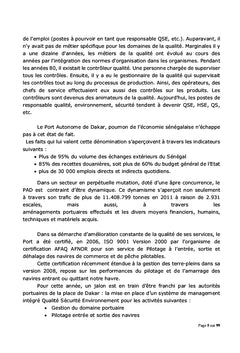 Etude pour la mise en place SMI Maintenance du matériel naval du PAD
