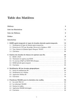 Contributions à la recherche en géo-informatique