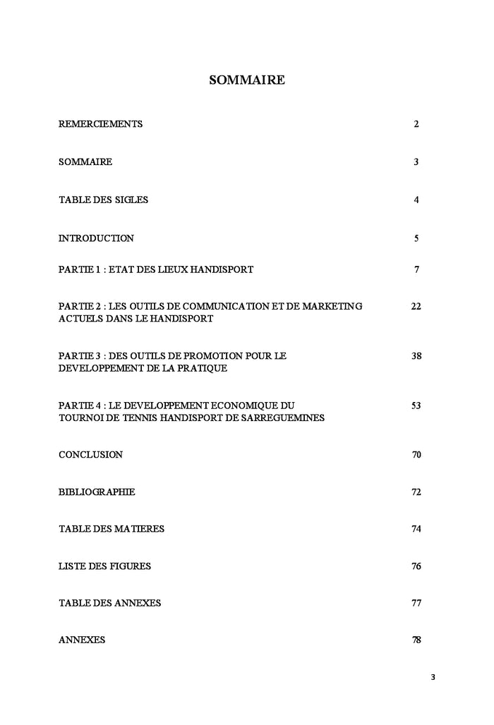 La promotion de la pratique Handisport