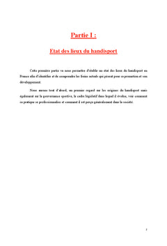 La promotion de la pratique Handisport