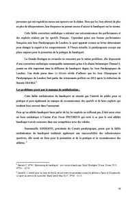La promotion de la pratique Handisport