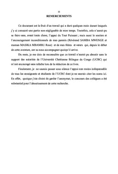 Evolution et structure du PIB de la RDC