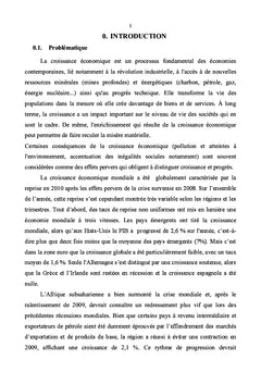 Evolution et structure du PIB de la RDC