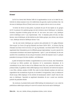 Les bienfaits therapeutiques du zinc contre le diabete