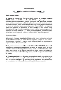 Prevalence des allergies chez le personnel de soins de Tlemcen