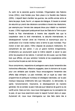 Existe-t-il un pays en paix?