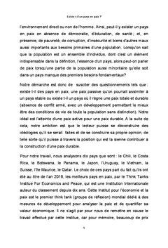 Existe-t-il un pays en paix?